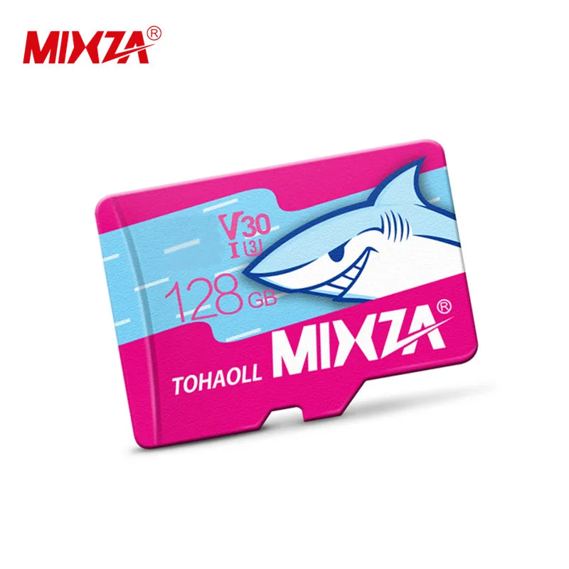 

Wholesale MIXZA SD Card 128GB Shark Micro Memory card Class10 U1 High qualityTF card for IP Camera Monitor Mobile phone tablet