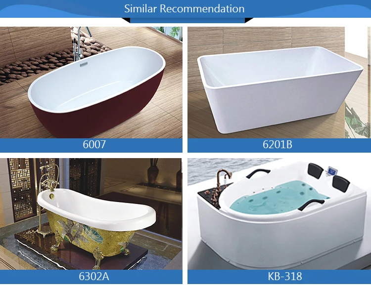 Good supplier portable acrylic bathtub , luxury soaking freestanding whirlpool bathtub