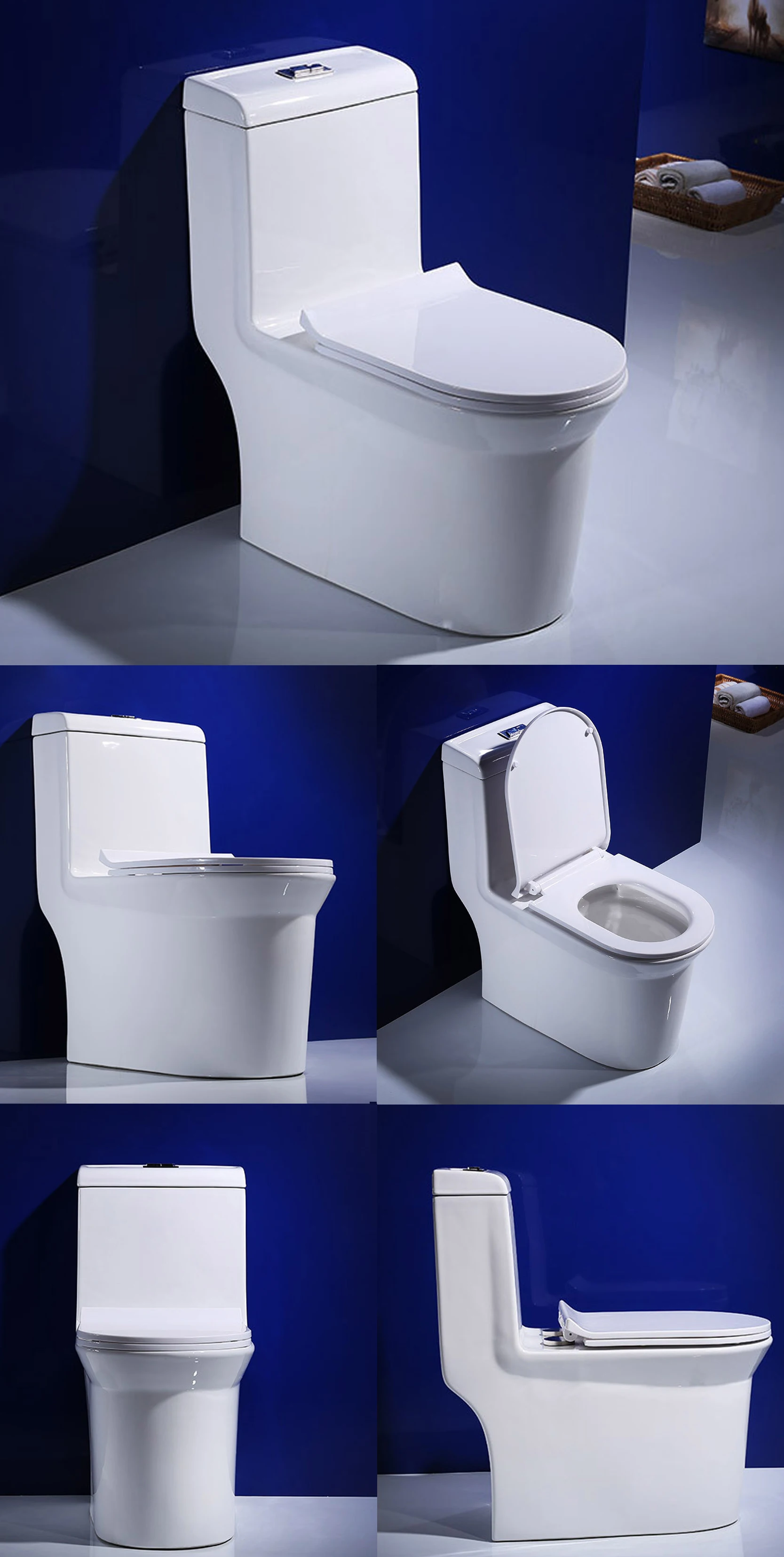 JOININ China supplier bathroom Tornado one piece WC toilet with high quality JY1312
