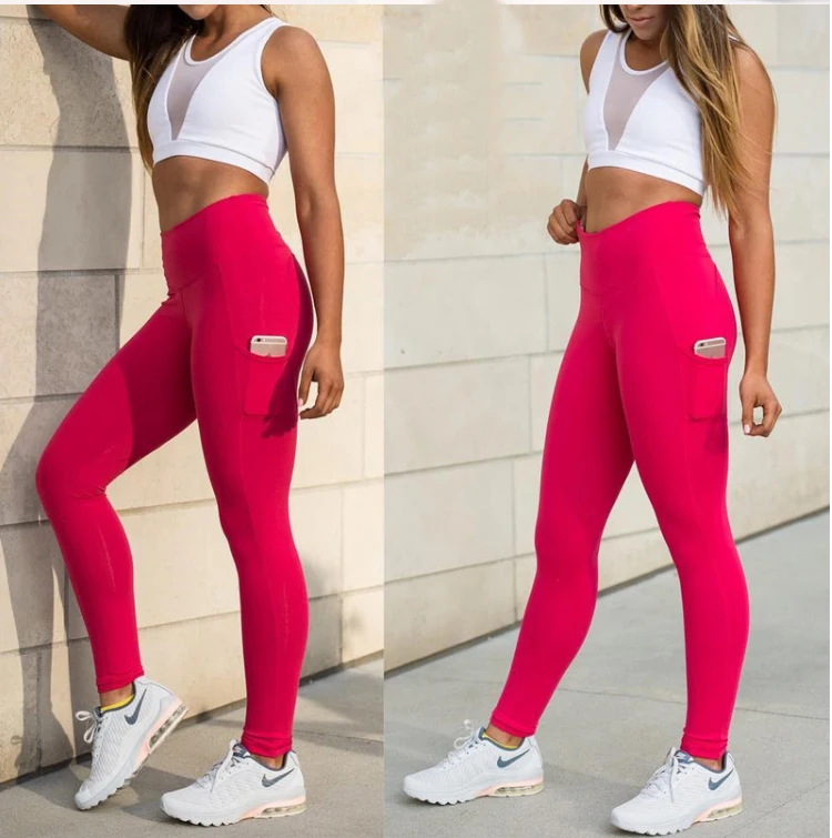 Wholesale Custom Sportswear Girls Tight Pants Workout Female Gym Wear 