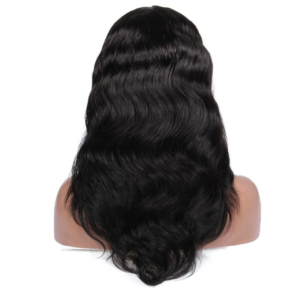 

1B# Wholesale Price Alibaba Virgin Unprocessed Malaysian Body Wave Lace Front Wigs Human Hair Full Lace Wig for black womenMalay, Natural color lace wig