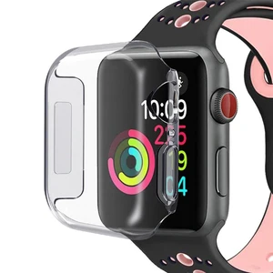 For Apple Watch Case Series 4 Soft TPU Case Compatible with iWatch 4 Replacement Silicone Case For Apple Watch 4