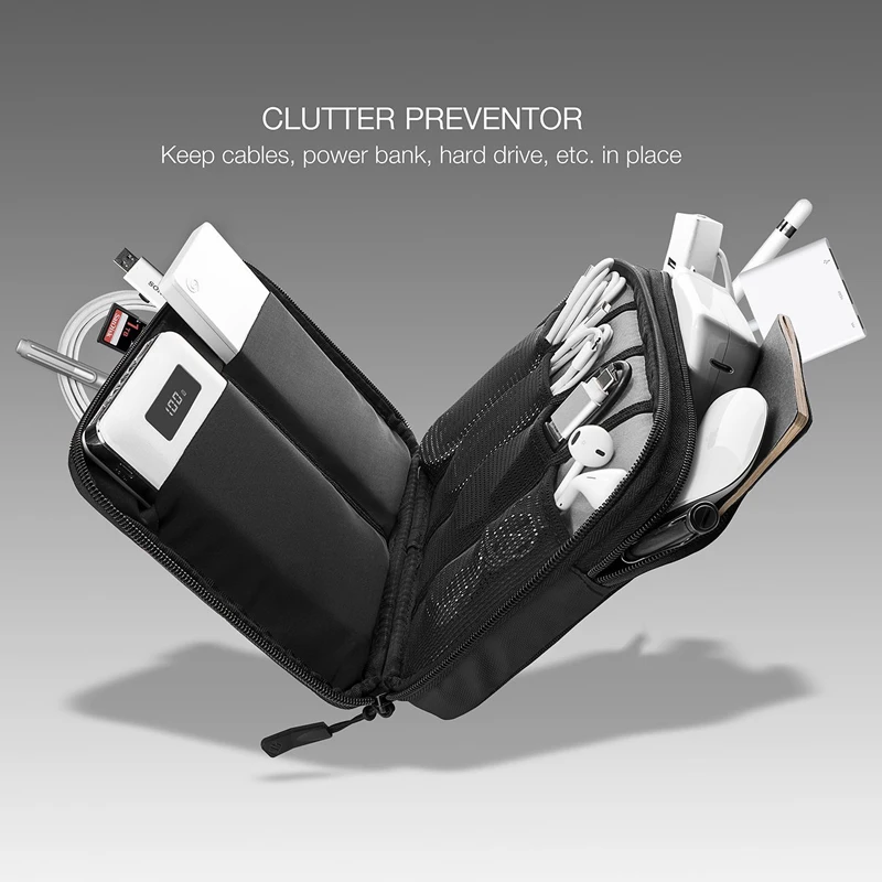 Electronics Accessories Pouch Bag Case Organizer Cable Management,Travel Gadget Carry Bag For