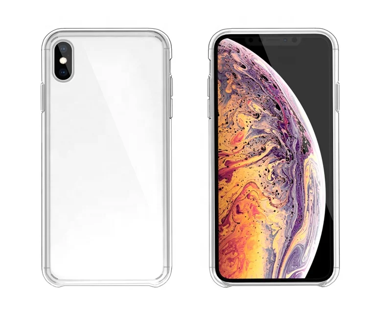 

New Slim Transparent Acrylic Protective Phone Case Cover for iPhone Xs Max