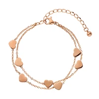 

2019 Edelstahl Schmuck Love Heart Chain Bracelet