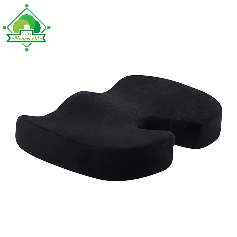 Provides Low Back Support Memory Foam Seat Cushion,Tailbone Pain Relief
