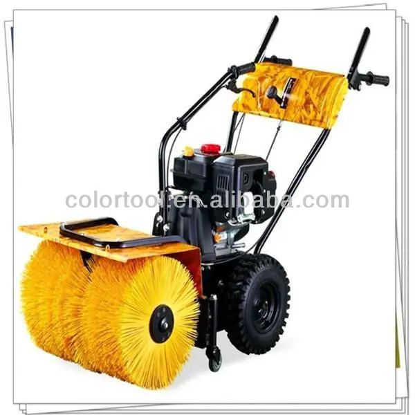 power sweeper for snow