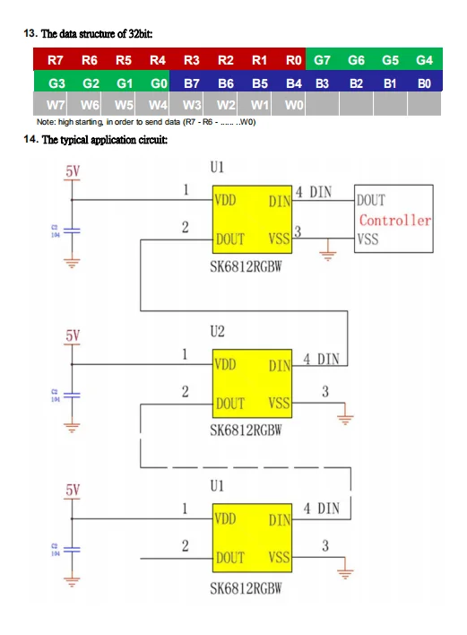 5050 3535 rgb smd led apa102, sk6812 ws2812b rgbw led chip