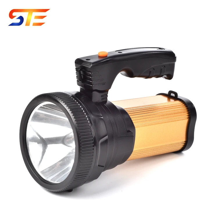 Led Solar Power Camping Climbing Hiking Emergency Rechargeable Heavy Duty Hand Torch Light