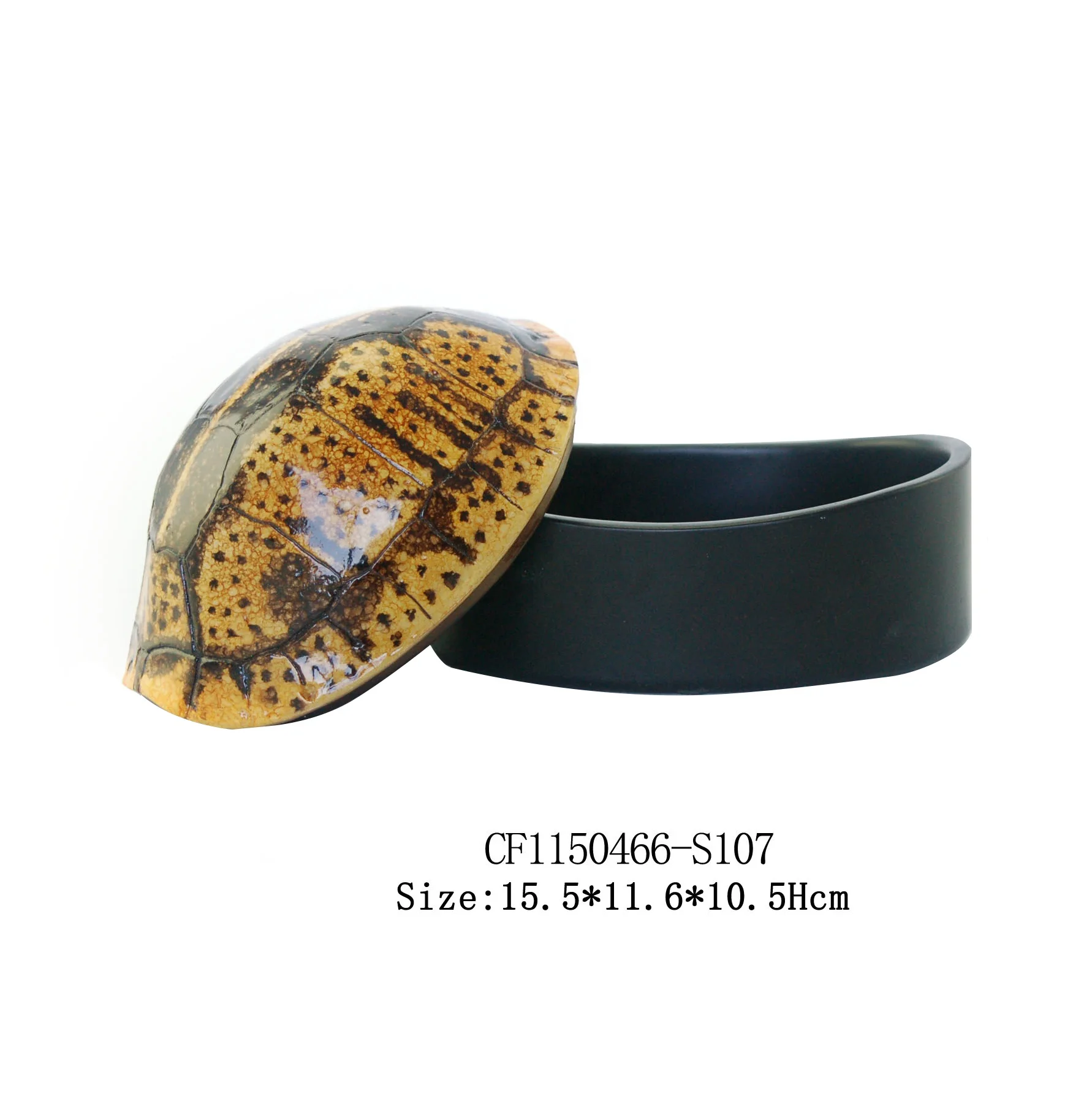 Luxury Resin Turtle Shell Jewelry Storage Box Home Decor supplier