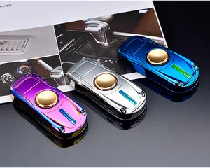 Image of Car Shape Rechargeable Electronic USB Cigarette Lighter for Wholesale