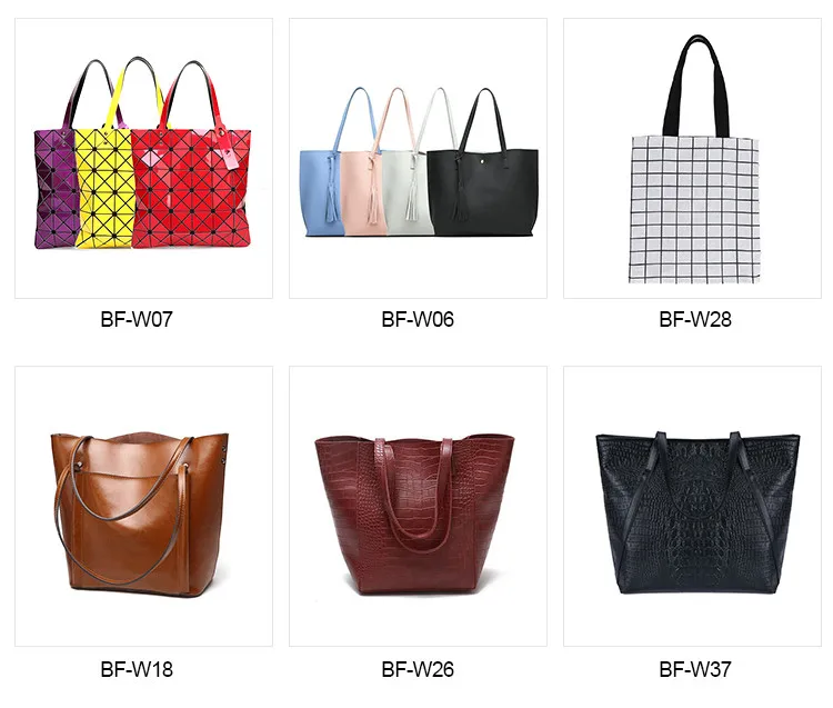2019 Custom Printed Logo New Fashion Pu Leather Handbags Wild Trend Handbags Big Bag Ladies