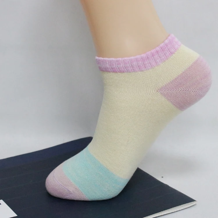 Hot sale ladies fashion invisible ankle socks female boat cotton socks gifts wholesale