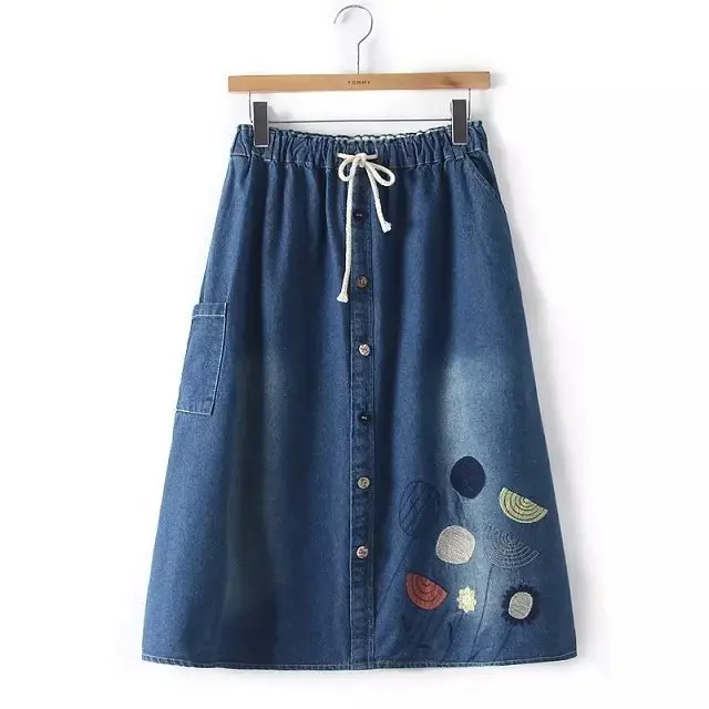 eddie bauer denim skirt