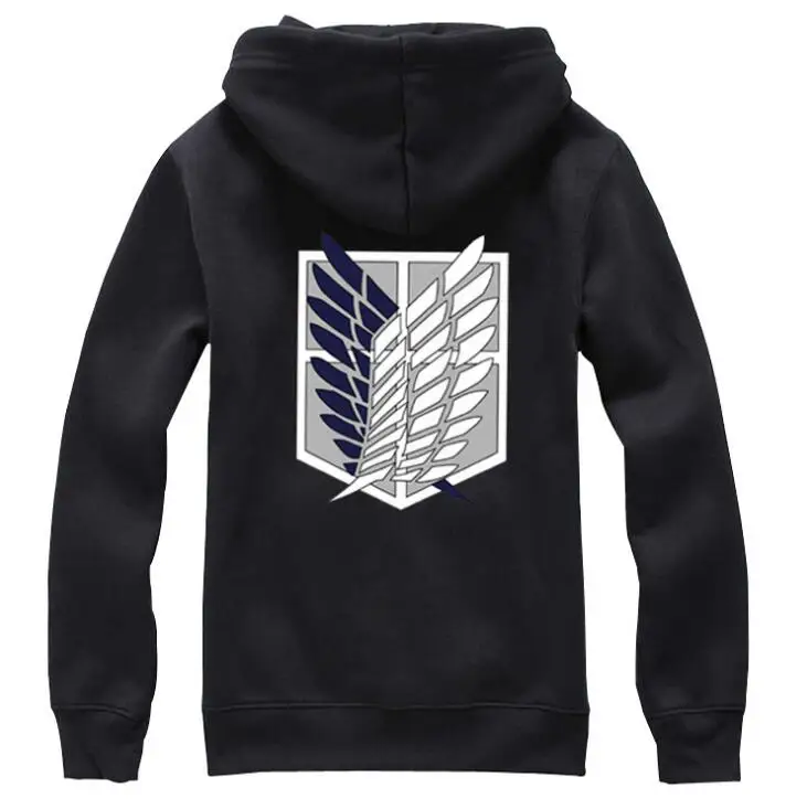 

ecowalson Anime Women's Men's Attack on Titan Long Sleeve Hoodies Sweater Jacket Coats