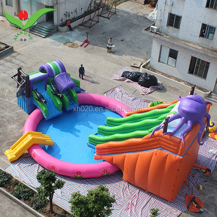 30ft inflatable water slide