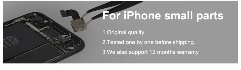 High quality mobile phone Proximity Sensor Motion Flex Cable with Front Face Camera for iphone 6