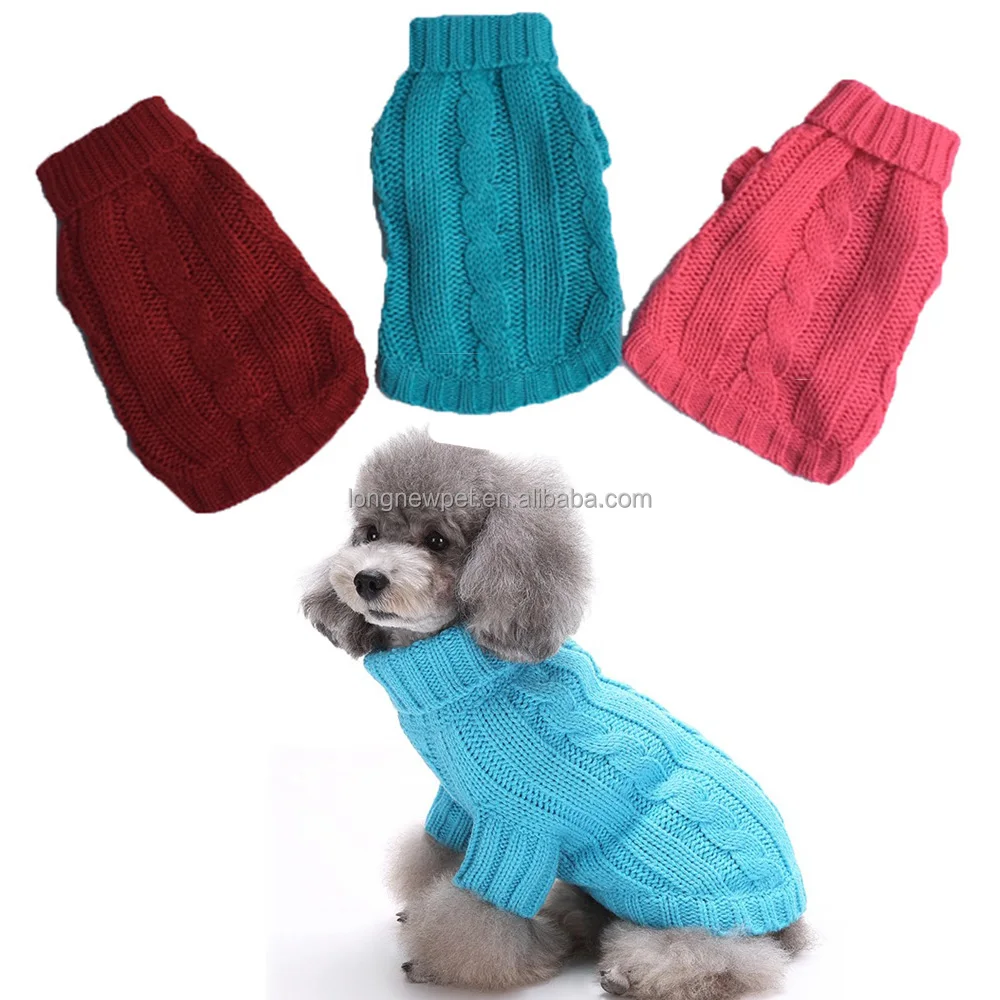 Pet Dog Warm Jumper Knit Sweater 