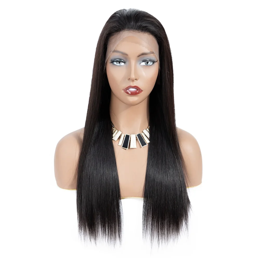 

wholesale no tangle no shed brazilian straight lace 13*4 human hair wig