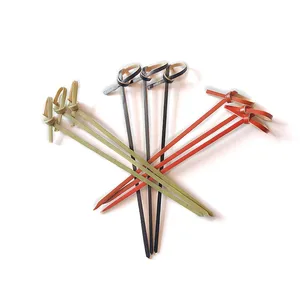 Image of Low Price Decorative Cocktail Bamboo Knot Skewers Sticks For Sushi/fruit/cakes