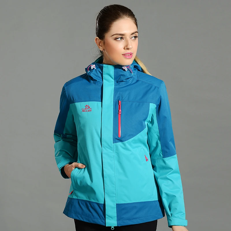 
Fashion Contrast Design Winter Seam Sealed Coat Men Waterproof 3 in 1 Down Jacket 