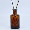 250ml Belly Shape Amber Reed Glass Diffuser Bottle With Cork