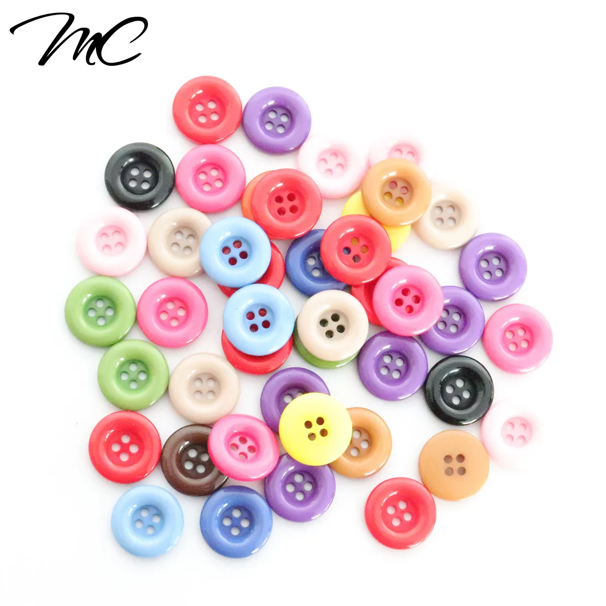 

Custom designer Simple Hot Pink 4 Hole Shirt Resin Button For Suit / Clothing