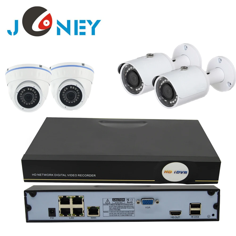 H.265 Video Surveillance,Poe Cctv Ip Surveillance System,4 Channel Cctv