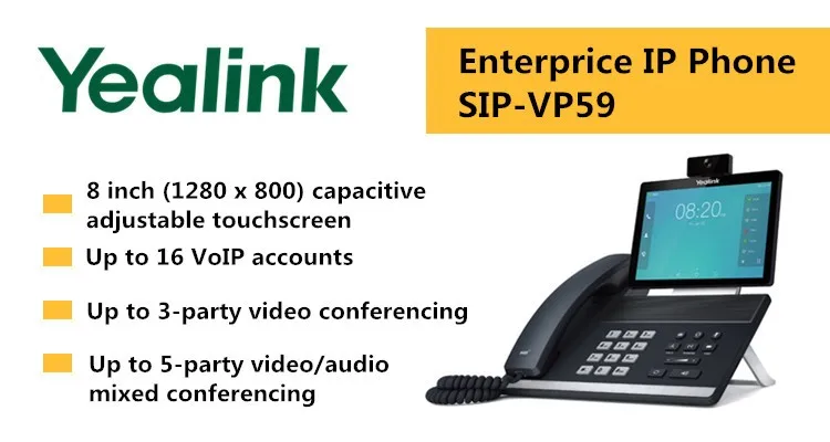 Source Yealink T5 Flagship Smart Video Phone SIP-VP59 on m.alibaba.com