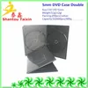 shantou 5mm pp dvd cd box black double