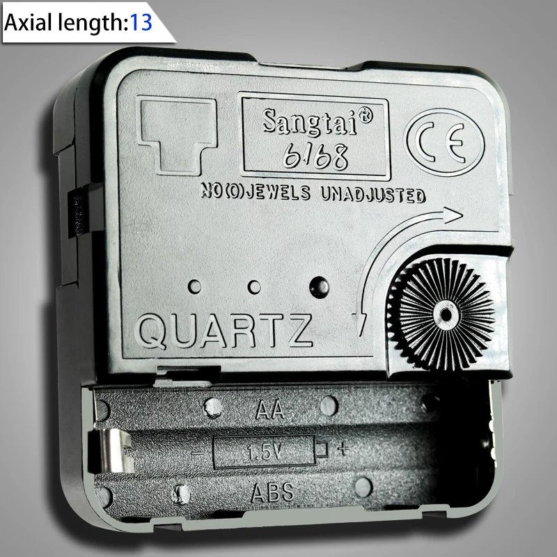 

CE clock Movement sangtai 6168 Silent Sweep Clock Mechanism High Quality CE ROHS Clock Parts & Accessories