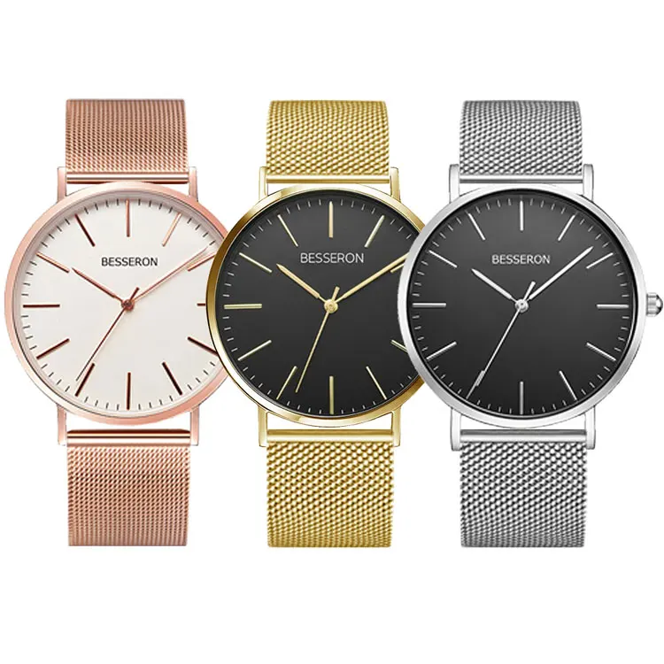 

China Watch Factory MOQ 50pcs brand watches men 3ATM Japan movement 316L Stainless Steel 40mmyour logo custom watches, Assorted colors and customized