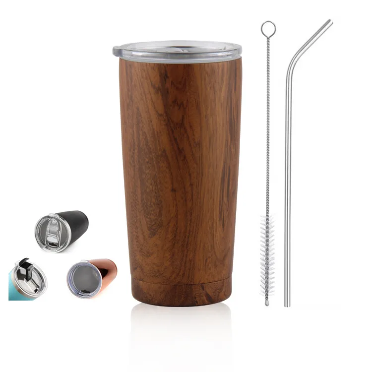 

Leak-proof BPA Free Wide Mouth Bamboo Vacuum Insulated Coffee Cup Or Water Bottle For Driving and Traveling, Picture