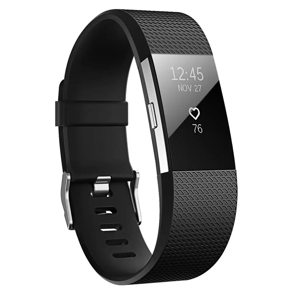 

Sport Silicone Rubber Watch Strap Band For Fitbit Charge 2 band, Multi color