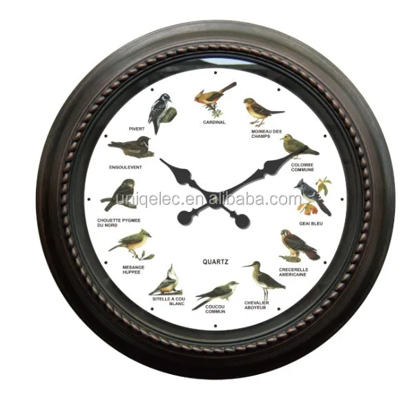Wooden Finishing Plastic Bird Sound Wall Clock,Cuckoo Clock Buy Wall