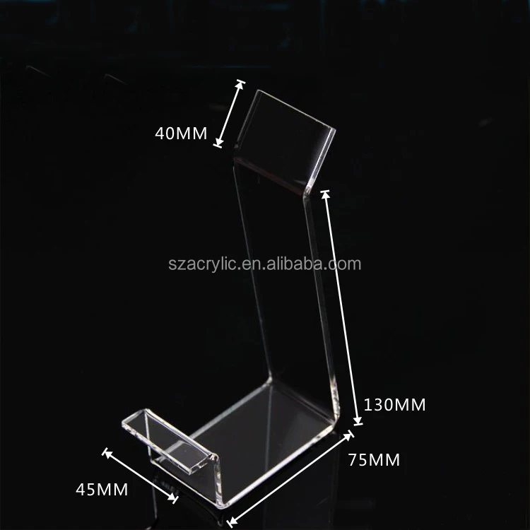 
Customized high transparent acrylic shoe hanger shoe display hanger 