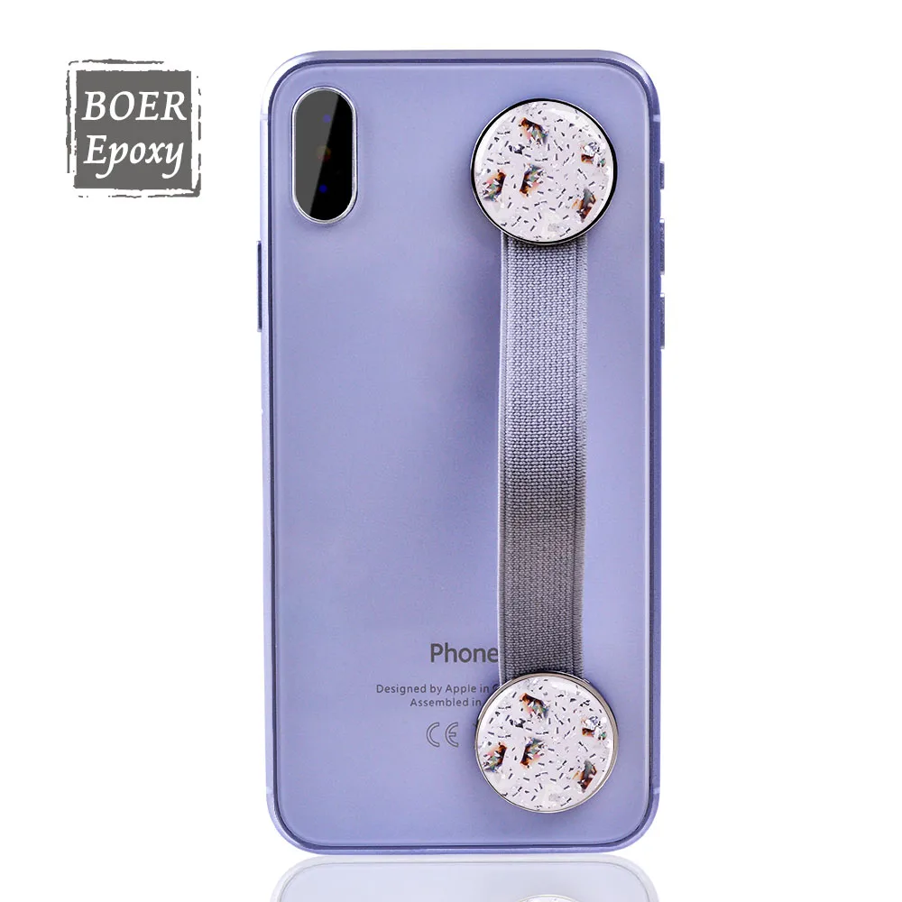 
2019 hot selling universal fashion custom phone finger strap 