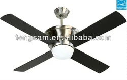 42 inch 5 blades brushed nickel ceiling fan with light