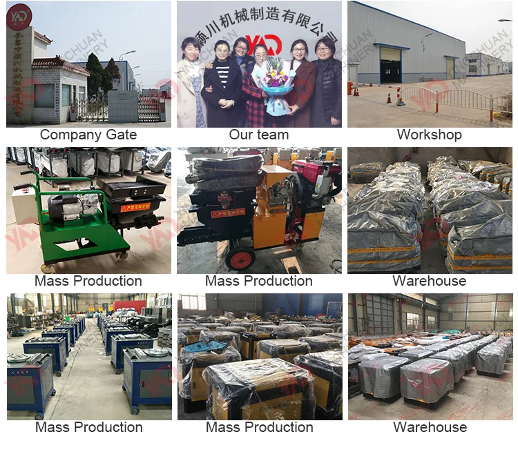 Mortar and plaster electrical piston mortar screw mortar spray used plaster pump