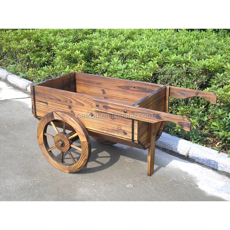 Wooden Garden Planter Outdoor Flower Pot - Buy Wooden Garden Planters