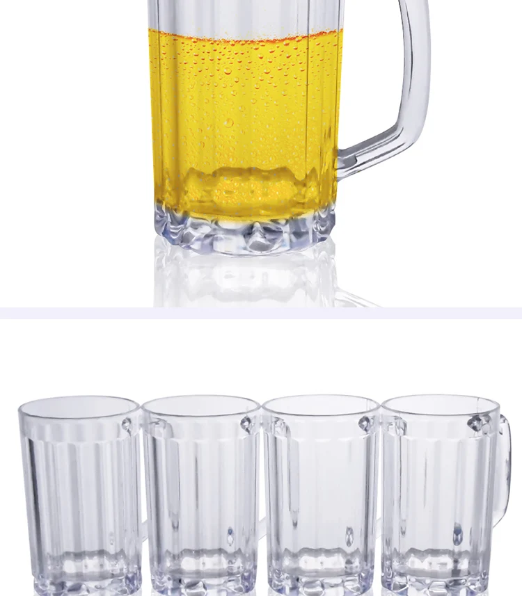 Wholesale Gift Transparent Plastic Beer Cup,Festival Beer Cup Glass