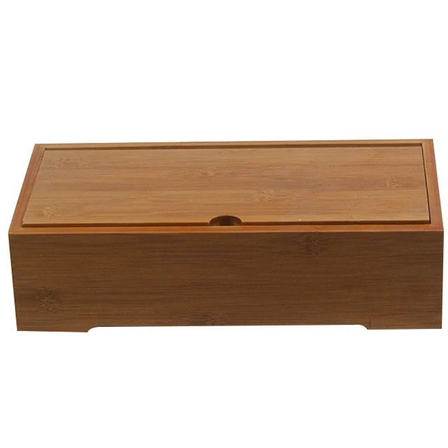 
custom stackable luxury bamboo gift box wood wine bottle storage box 
