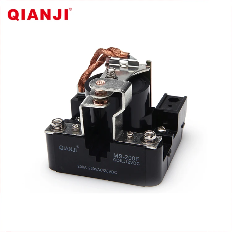 Qianji Best Quality 200a High Power Relay Dc 12v 24v Ms200f Buy