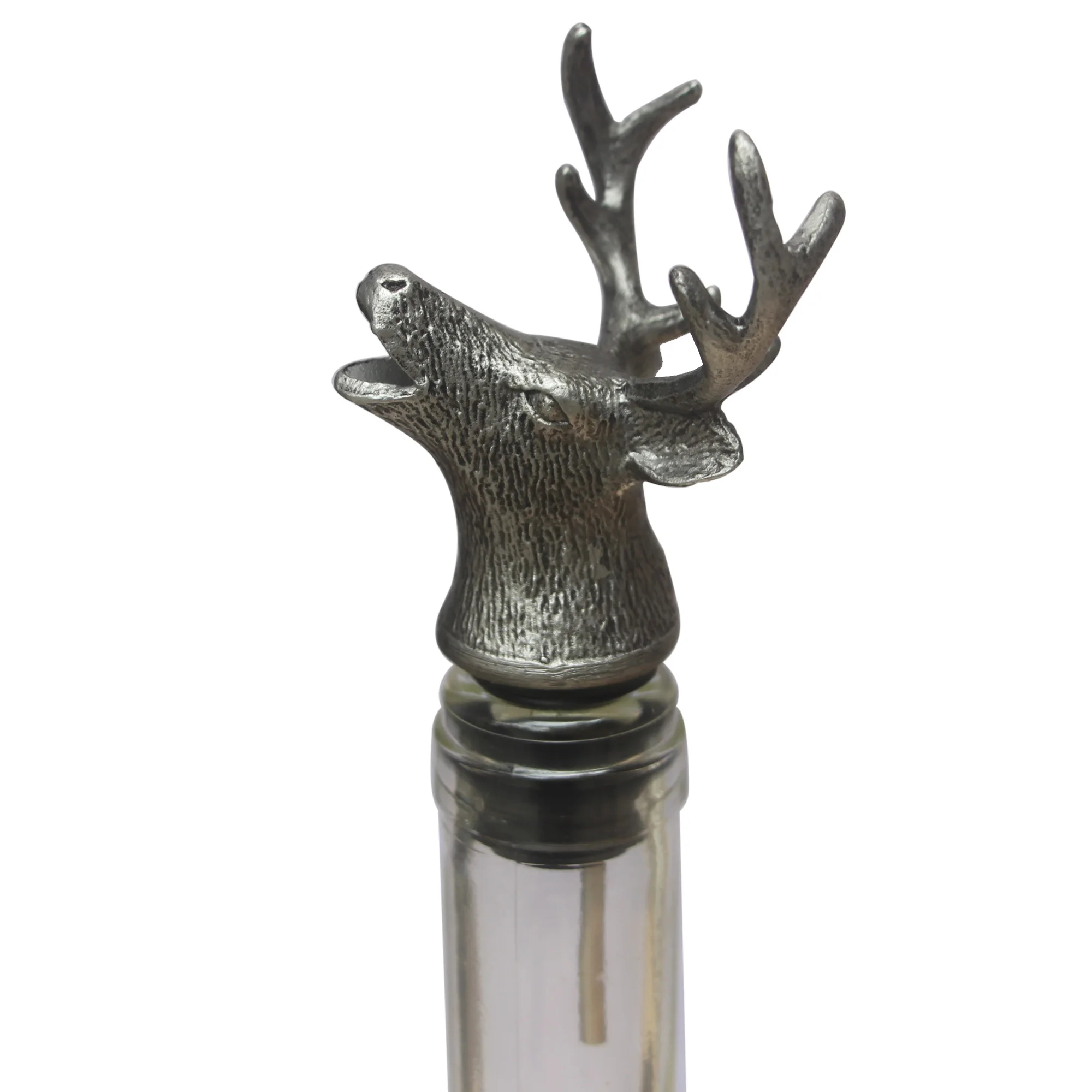 

Hot sale antique silver animal deer wine aerator pourer, Can be gold