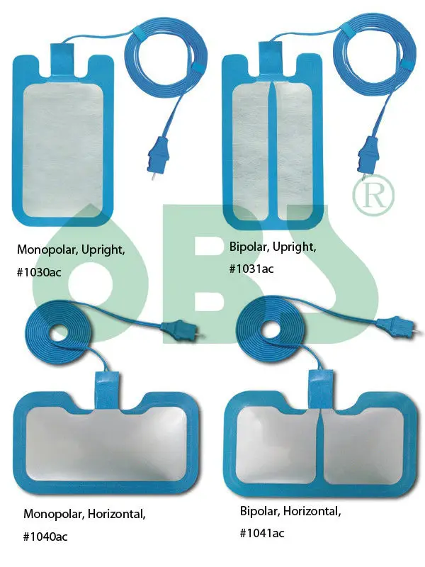 Fda &ce Certified Obs Grounding Pad With Cable Diathermy Cautery