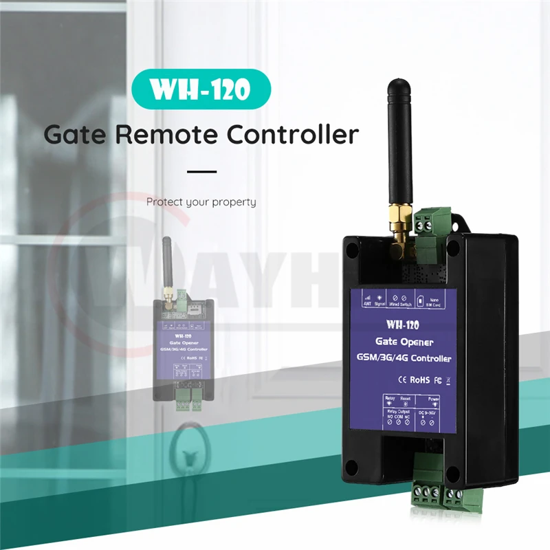2019 Newest GSM Garage Door Opener Remote Controller WH-120 Gate Opener GSM
