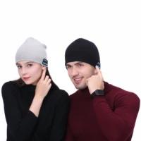

On Sale 2019 Hot Amazon Fashion Wireless Warm Headphone Running Promotion Custom Knitted Hat Beanie Music Handfree Hat