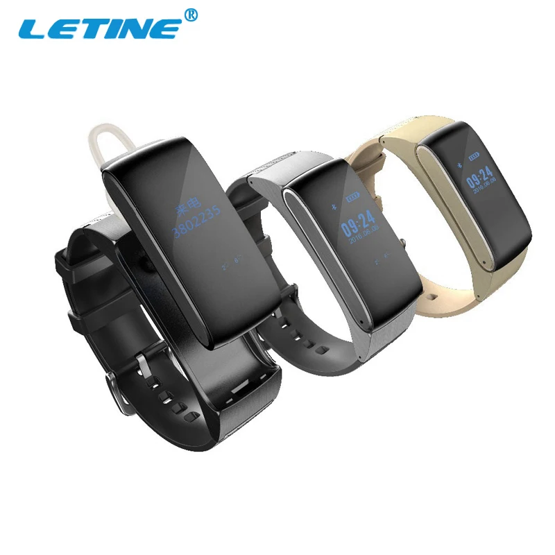 

Headphone Headset Earphone Bluetooth Smart Petometer Bracelet Fitness Tracker bands, Black;silver;golden