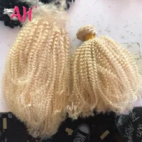 

Hot Sale 613 Virgin Hair Bundles Kinky Curly Top Grade Cuticle Aligned Chinese Hair 10"-30", 100% Human Hair Can Be Dyed