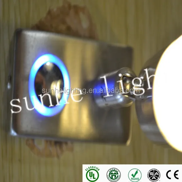 
12 volt the crystal head LED Touch dimming spotlights suitable for Camper Caravan indoor LED lighting 